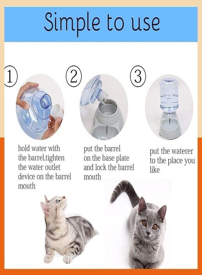 EARTHCONE 3.8L Automatic Pet Food Water Dispenser for Dog Cat Self-Dispensing Feeding for Small Pets Bowl Dispenser Water Bottle for Dogs, Dog Water Bottle (1Pcs) - Image 5